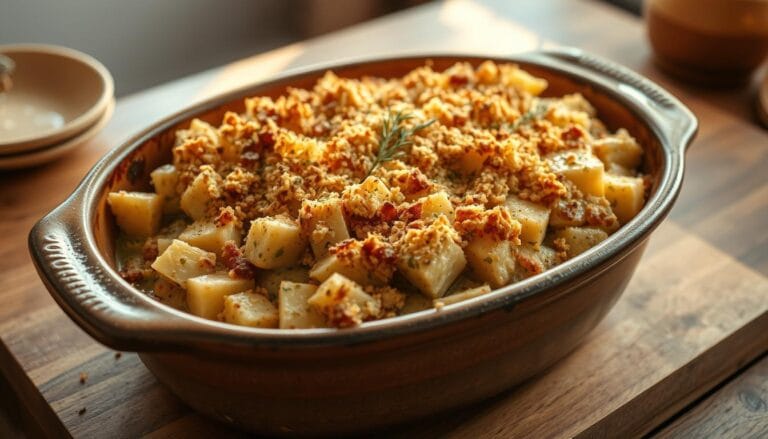 Chicken Stuffing Casserole with Campbell’s Soup - Comfort Food at its Best 4 chicken stuffing casserole campbells