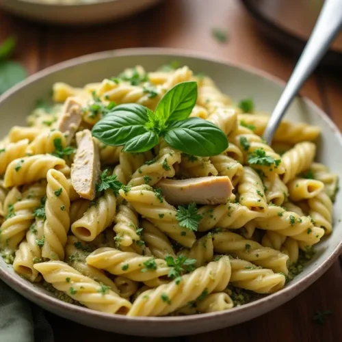 Pesto Chicken Pasta Crockpot: A Family Favorite Made Simple 6 pesto chicken pasta crockpot