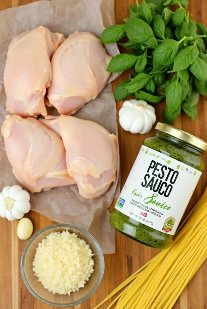 Pesto Chicken Pasta Crockpot: A Family Favorite Made Simple 2 pesto chicken pasta crockpot