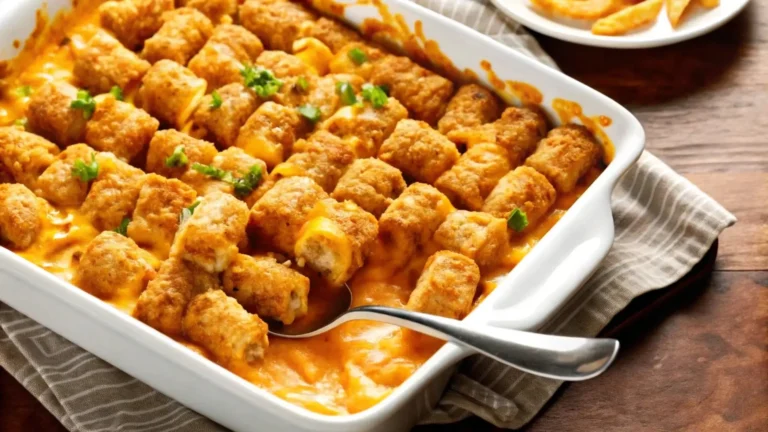 buffalo chicken tater tot casserole